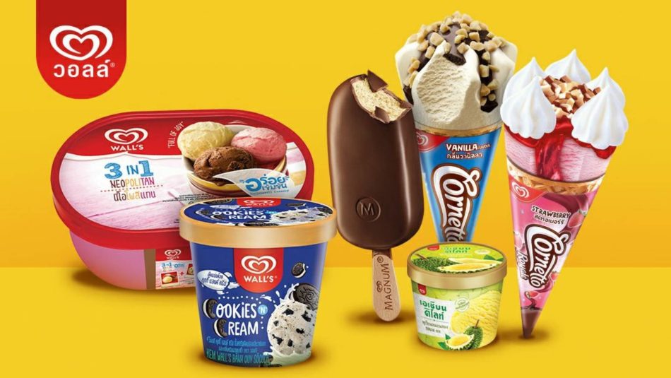 ไอศกรีมวอลล์ (Wall’s ice cream) 3,000 บาท